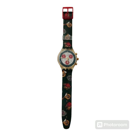 Swatch 1993 vintage Chrono Riding Star SCK102 new in box with new battery - Picture 4 of 9